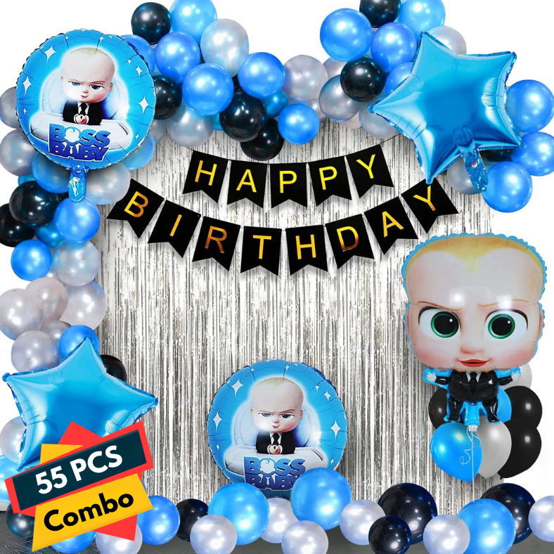 Boss baby character birthday set