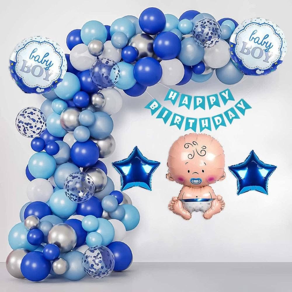 Blue Theme Birthday Boy Decoration HBD0032