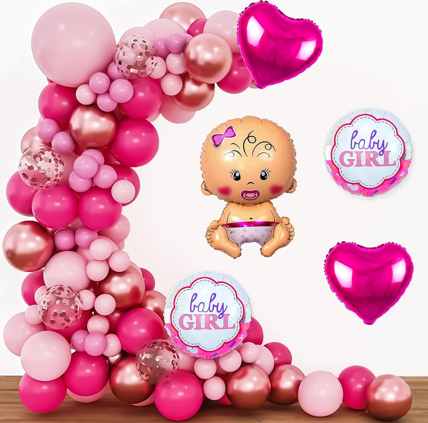 Baby Girl Baby Shower Decoration Set HBD0034