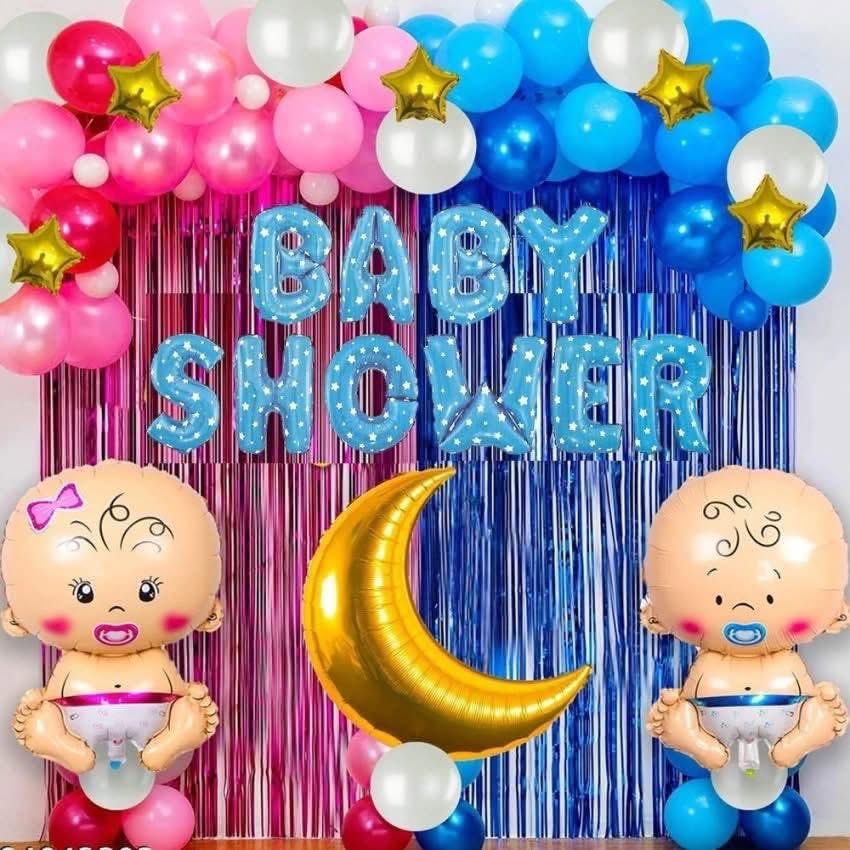 Baby Shower Blue-Pink Decoration Set HBD0050