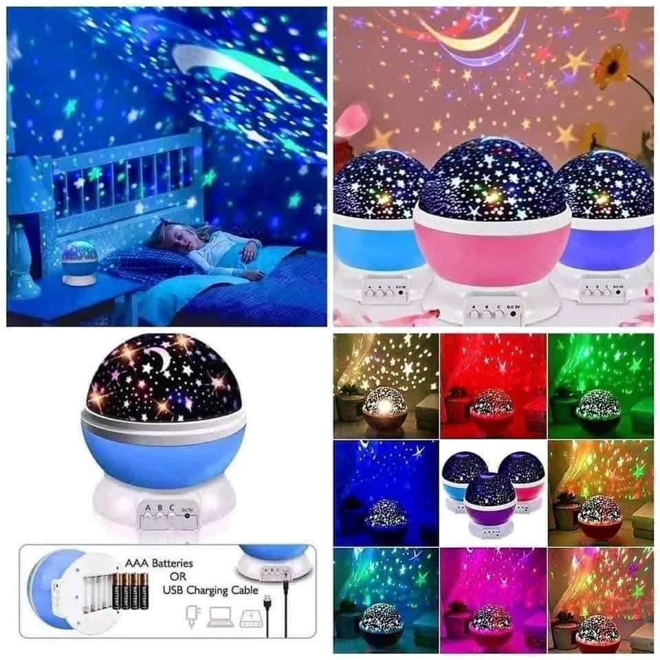 Star master rotate projector night lamp