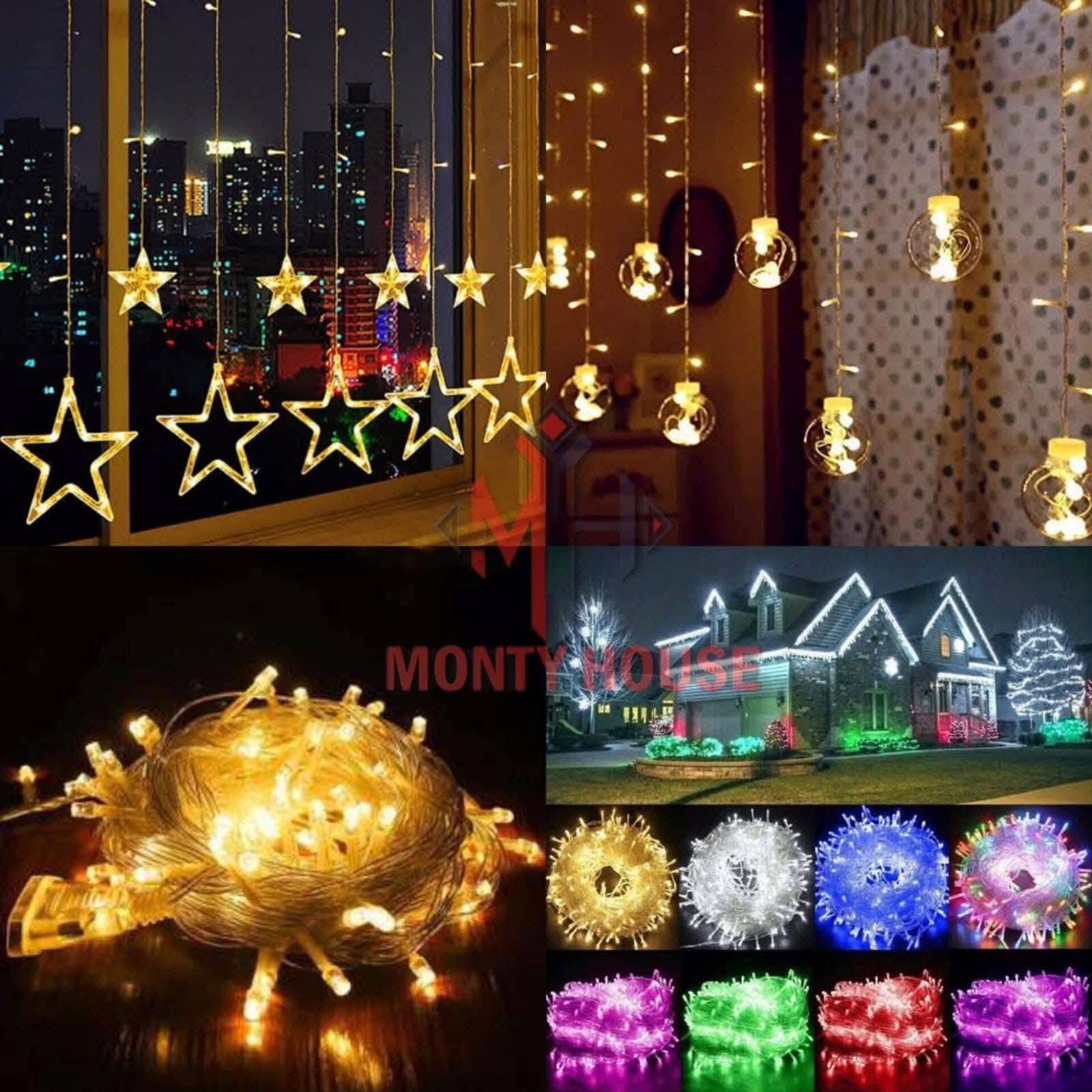 Star light 800 tk  Wish ball light 950 tk  Fairy light 240 tk