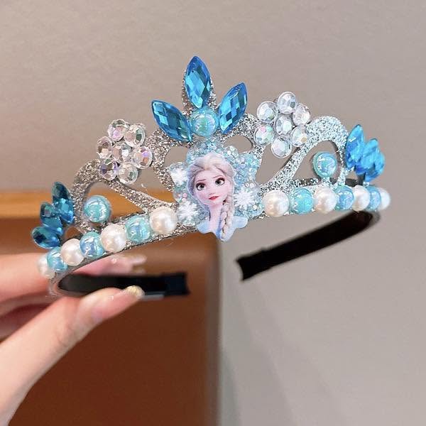 Frozen Elsa Princess Crown Headband - Blue